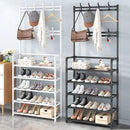Cabideiro de Metal com Prateleiras