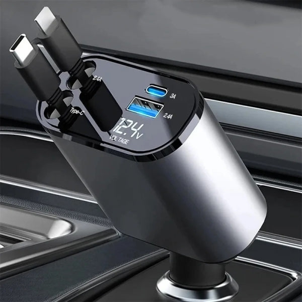 Carregador automóvel USB C