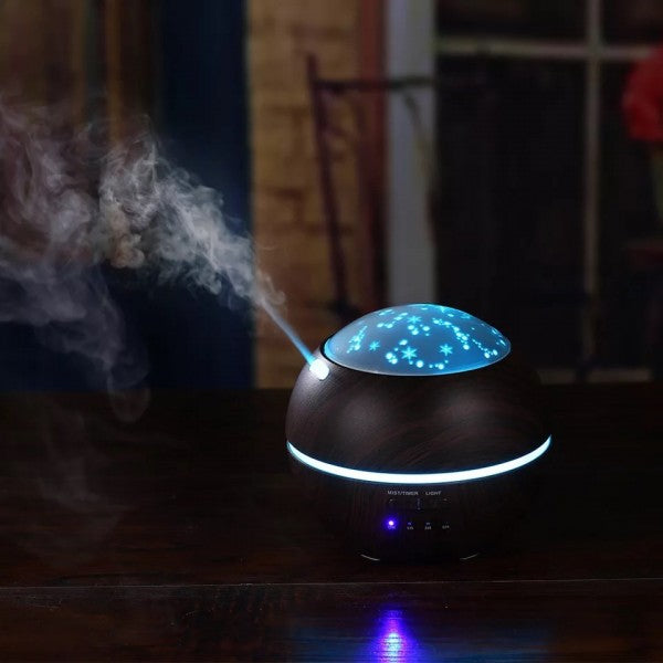 Difusor de Aromas com Projeção de Estrelas