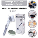 Escova com Dispensador 2 em 1