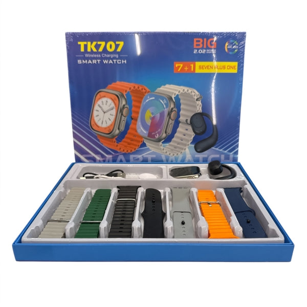 Pack Smartwatch Redondo e Fones