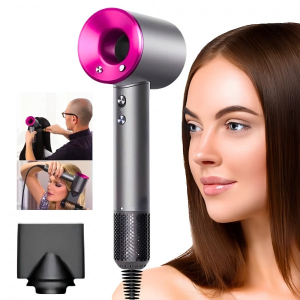 Secador de Cabelo Profissional Supersónico com Acessórios